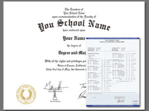 Buy fake University diploma with transcript from USA