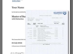 Australia Diploma With Transcript