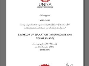 South Africa Diploma With Transcript