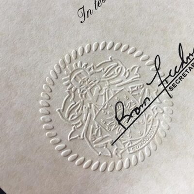 Embossed Seal